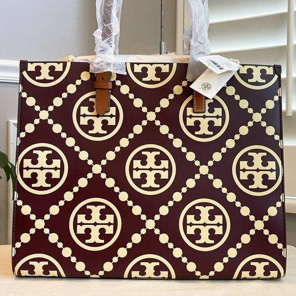 Tory Burch Handbags - 🔥HP🔥NeW! Tory Burch T Monogram Contrast Embossed Tote